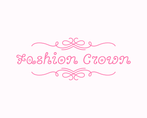 Feminine Fashion Salon logo design