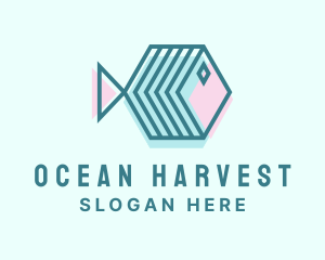 Aquatic Fish Aquarium logo design