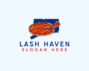 Connecticut Pizza Food logo design