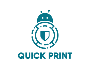 Bug Bot Antivirus logo design