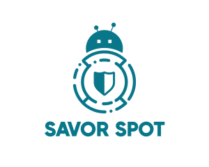 Bug Bot Antivirus logo design