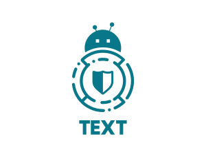 Bug Bot Antivirus logo design