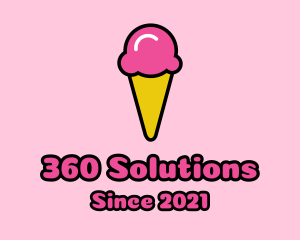 Ice Cream Cone logo design