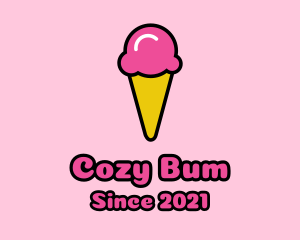 Ice Cream Cone logo design