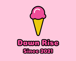 Ice Cream Cone logo design