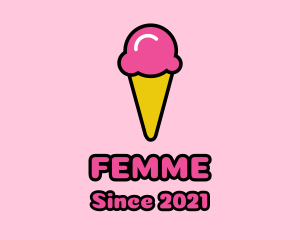 Ice Cream Cone logo design