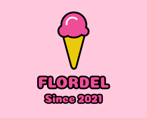 Ice Cream Cone logo design