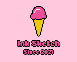 Ice Cream Cone logo design