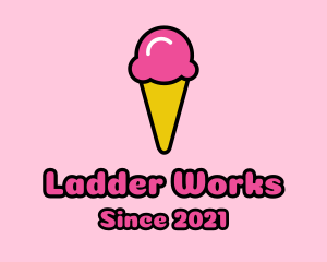 Ice Cream Cone logo design