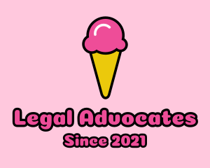 Rounded - Ice Cream Cone logo design