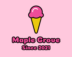 Ice Cream Cone logo design