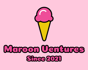 Ice Cream Cone logo design