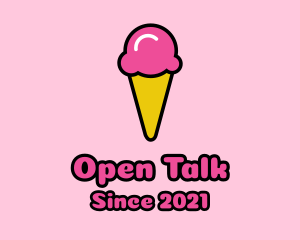 Ice Cream Cone logo design