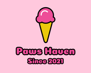 Ice Cream Cone logo design