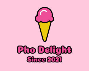 Ice Cream Cone logo design