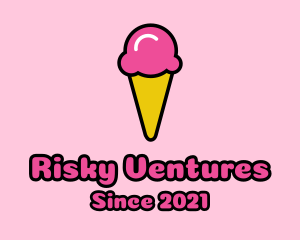 Ice Cream Cone logo design