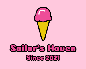 Ice Cream Cone logo design