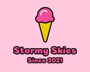 Ice Cream Cone logo design