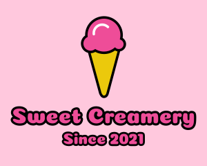 Ice Cream Cone logo design