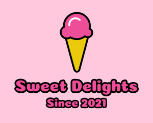 Ice Cream Cone logo design