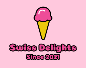 Ice Cream Cone logo design