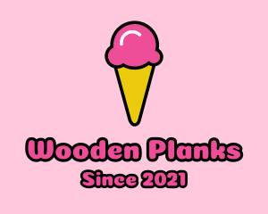 Ice Cream Cone logo design