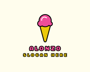 Ice Cream Cone logo design