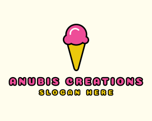 Ice Cream Cone logo design