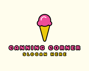 Ice Cream Cone logo design