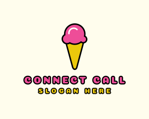 Ice Cream Cone logo design