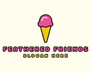 Ice Cream Cone logo design