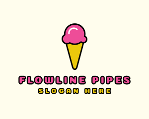 Ice Cream Cone logo design