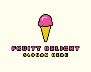 Ice Cream Cone logo design