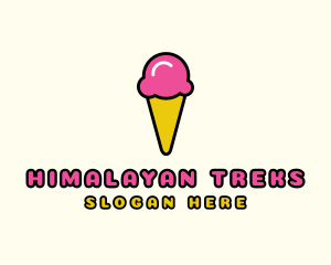 Ice Cream Cone logo design