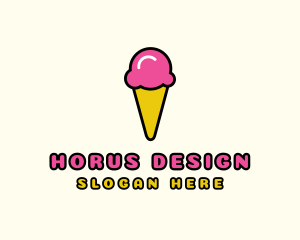 Ice Cream Cone logo design