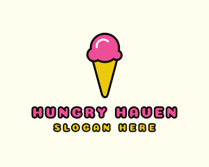 Ice Cream Cone logo design