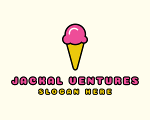 Ice Cream Cone logo design