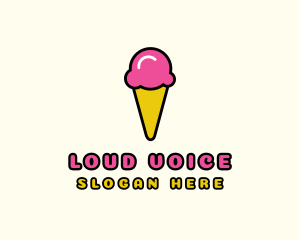 Ice Cream Cone logo design