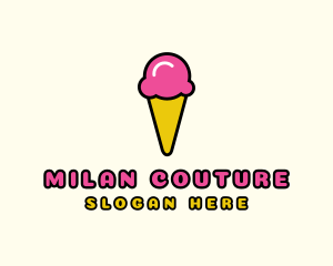 Ice Cream Cone logo design