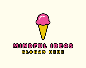 Ice Cream Cone logo design