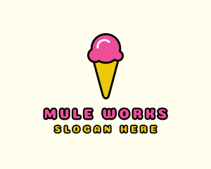 Ice Cream Cone logo design