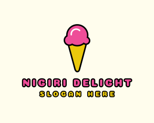 Ice Cream Cone logo design