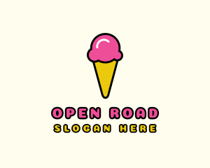 Ice Cream Cone logo design