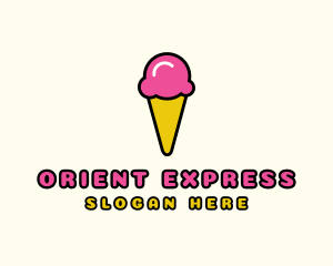 Ice Cream Cone logo design