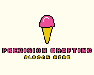 Ice Cream Cone logo design