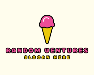 Ice Cream Cone logo design