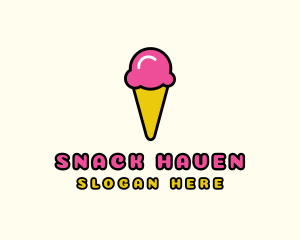 Ice Cream Cone logo design