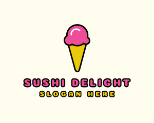 Ice Cream Cone logo design