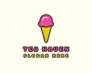 Ice Cream Cone logo design