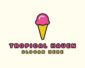 Ice Cream Cone logo design